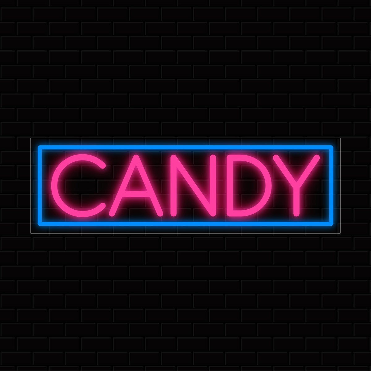 Candy  LED Flex Signs 10"x 24"