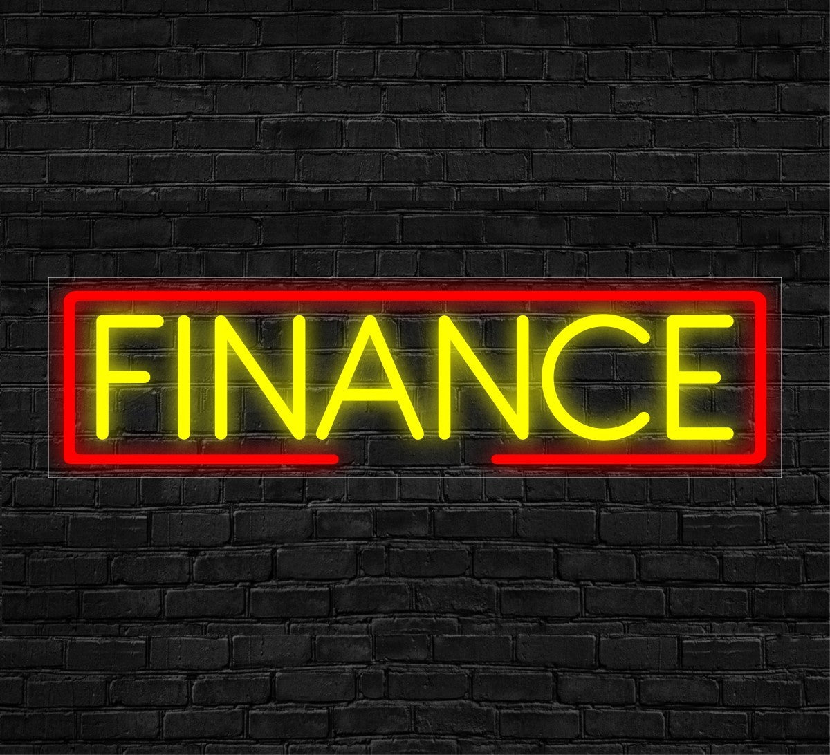 Finance LED Flex Signs 10"x 24"