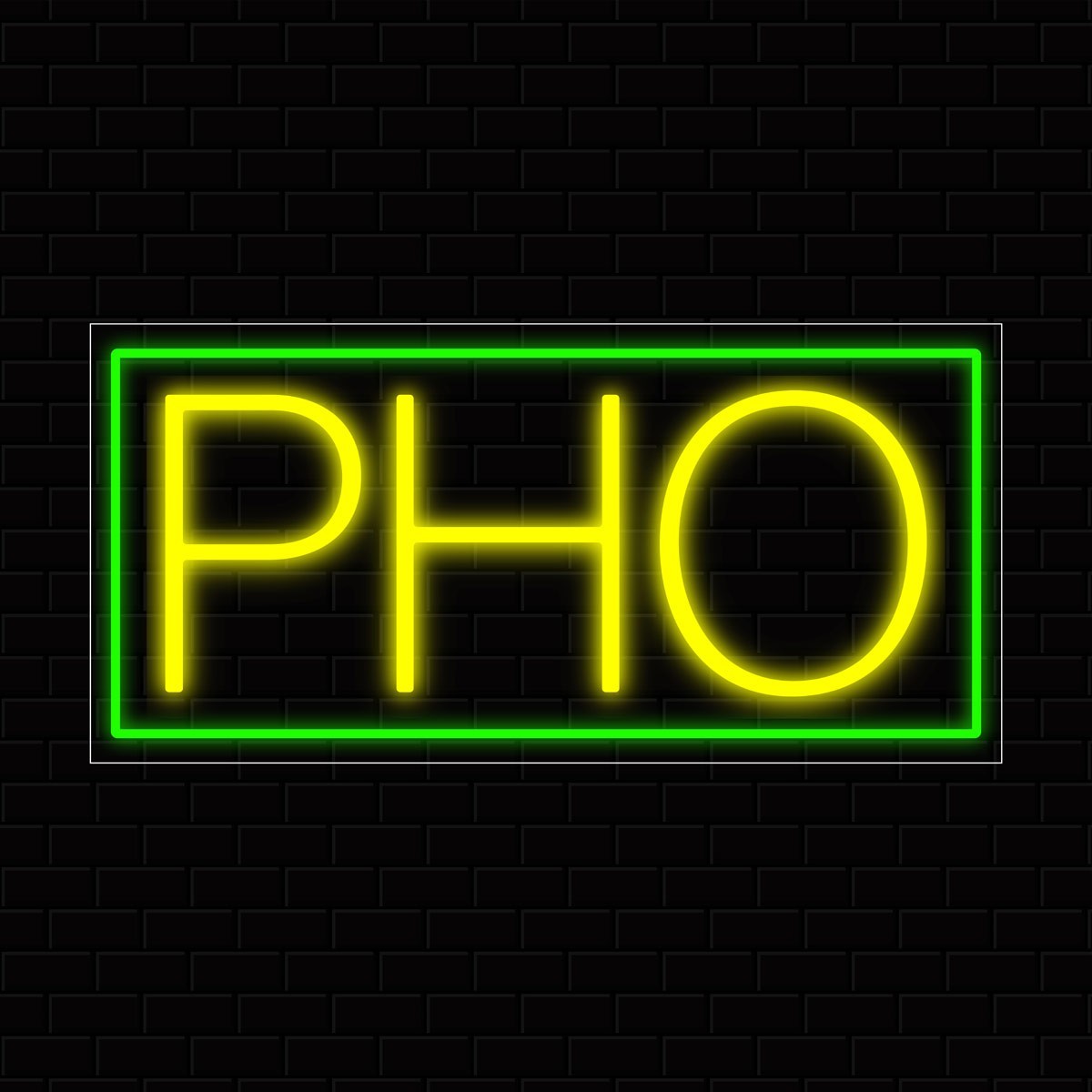 Pho  LED Flex Signs 10"x 24"